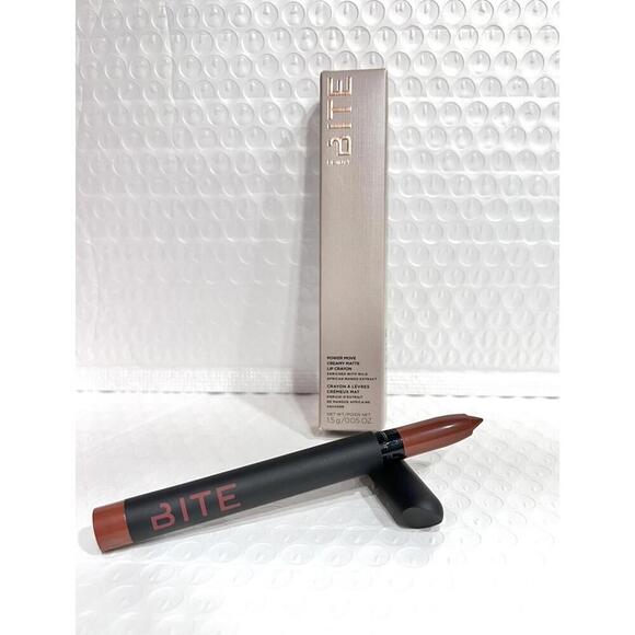Bite Beauty Other - Bite Beauty Power Move Creamy Matte Creme Lip Crayon - Amaretto - Full Size READ